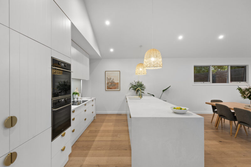 Open plan living renovation Melbourne